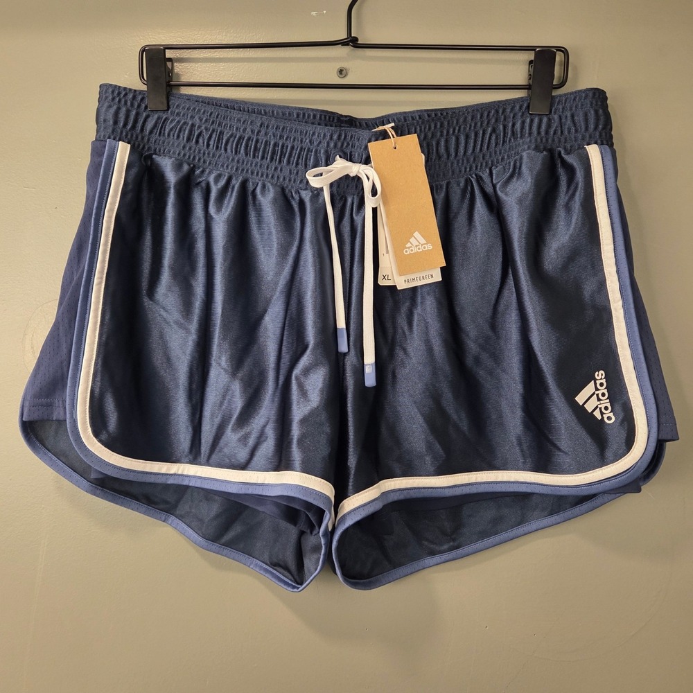 NEW Adidas Women's Club Shorts Blue Size XL Active Casual Sporty